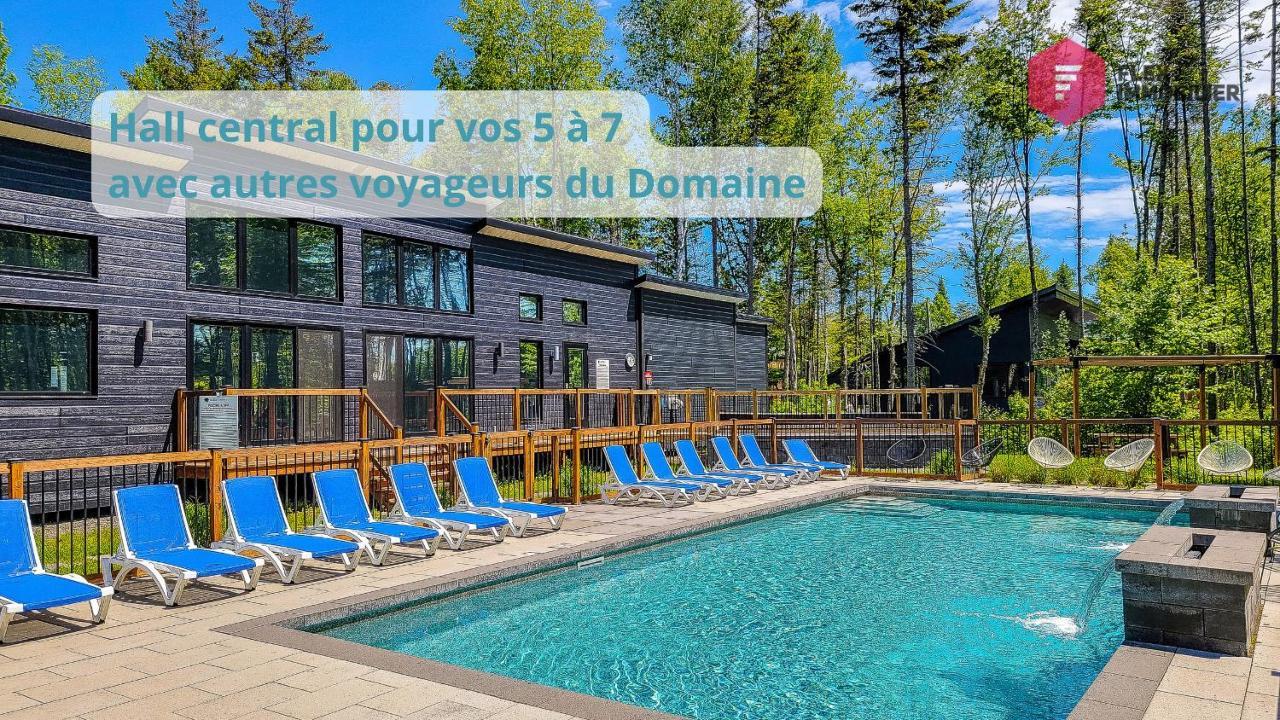 Le Bleu Bourgeois De Portneuf - Natural Elegance - Hot Tub, Sauna And Pool Pont-Rouge Eksteriør bilde