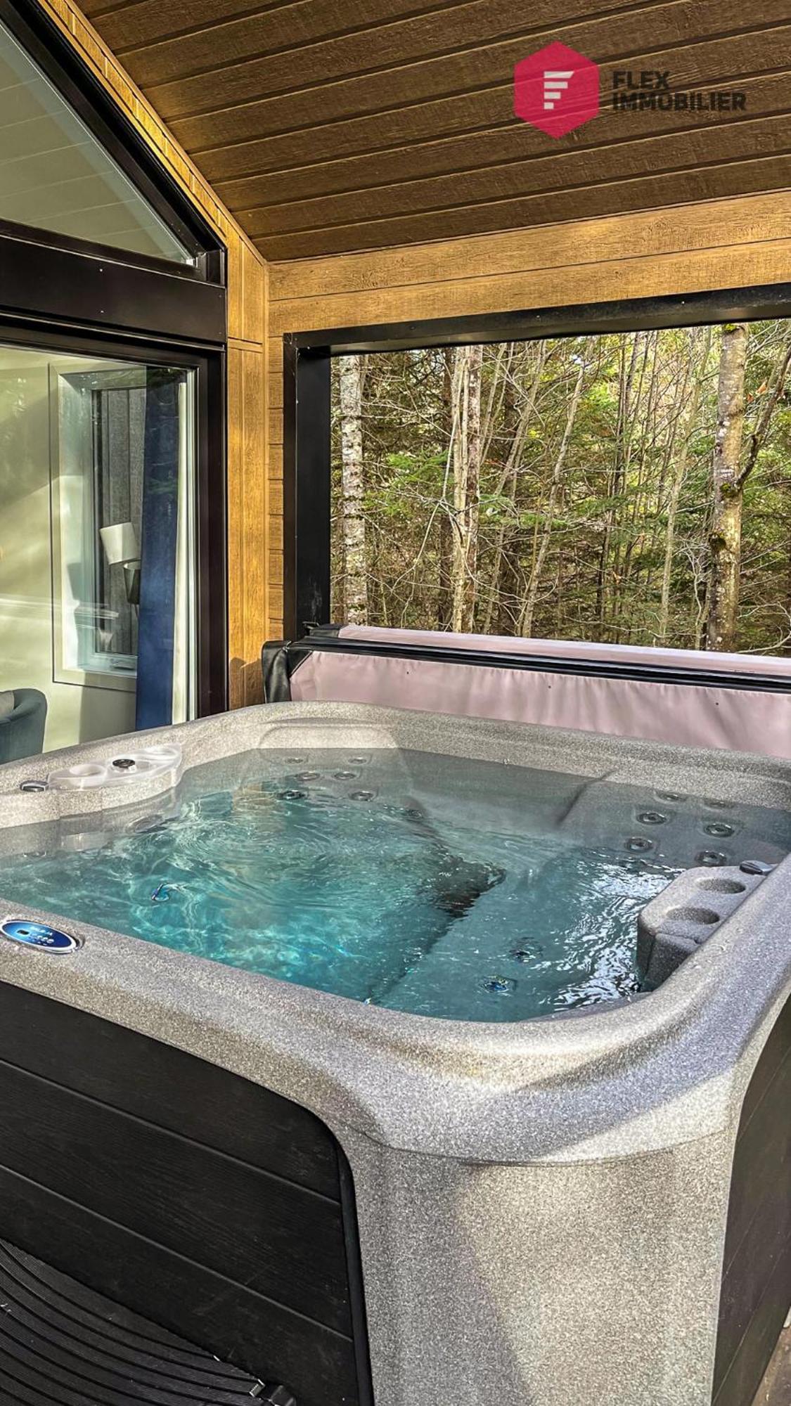 Le Bleu Bourgeois De Portneuf - Natural Elegance - Hot Tub, Sauna And Pool Pont-Rouge Eksteriør bilde
